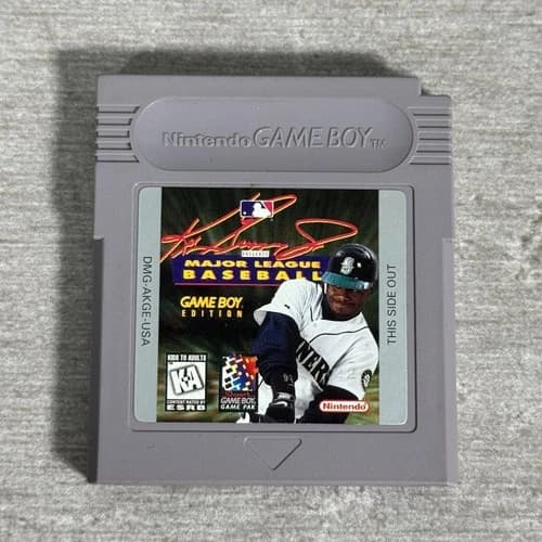 Ken Griffey Jr. Presents Major League Baseball Nintendo Game Boy Game - Genuine