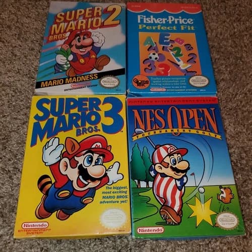 Original NES Nintendo Games, Boxes, Manuals: Super Mario Bros. 3 Complete in Box