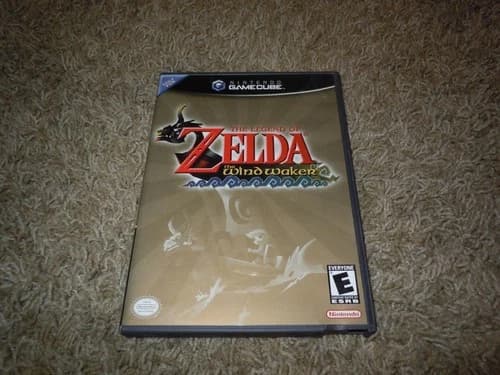 The Legend of Zelda Wind Waker Nintendo GameCube 2003 Complete Box Manual Insert