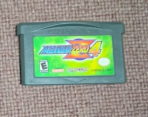 Mega Man Zero 4 Nintendo Game Boy Advance 2005. Works! Cleaned Connectors