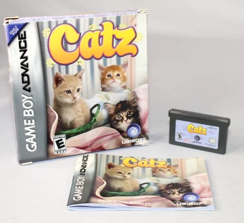 Catz GBA Game Boy Advance Complete CIB Authentic! Good Condition! Nice!