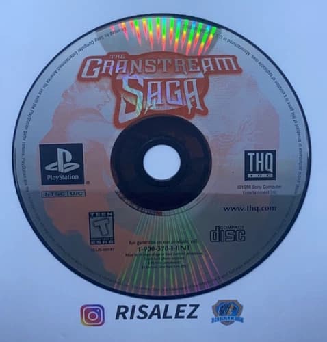 The Granstream Saga (Sony PlayStation 1, 1998) PS1 Disc Only Tested Rare