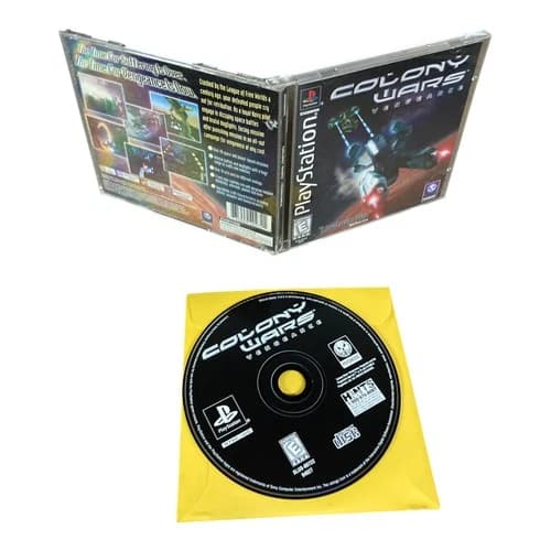 Sony PlayStation 1 PS1 CIB Complete TESTED Colony Wars Vengeance CF