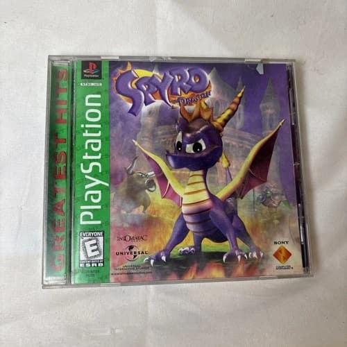 Spyro the Dragon (Sony PlayStation 1 PS1, 1998) Complete W/ Manual