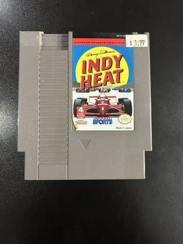 Danny Sullivan's Indy Heat - NES - Cleaned/Tested/Works