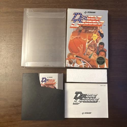 Double Dribble Basketball - Nintendo NES - Complete CIB - Tested - Authentic