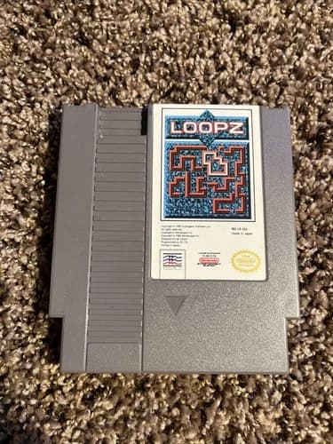 Loopz (Nintendo NES, 1990) Authentic/ Tested Fast Shipping