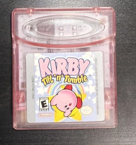 Kirby Tilt 'N' Tumble Nintendo Game Boy Color Tested & Works Cartridge Only
