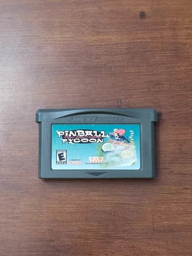 Pinball Tycoon Nintendo Game Boy Advance GameBoy GBA
