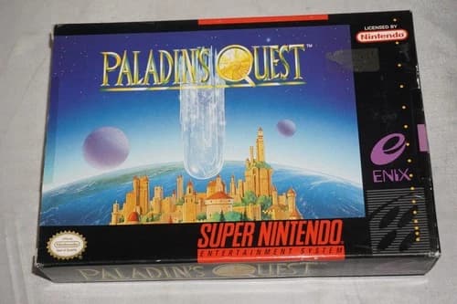 Paladin's Quest (Super Nintendo SNES) Complete in Box CIB