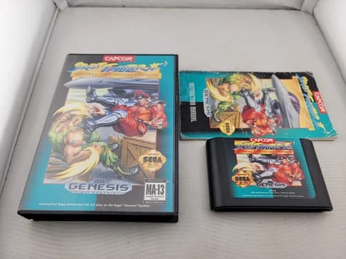 Street Fighter II Special Champion Sega Genesis Complete In Box CIB Great Shape