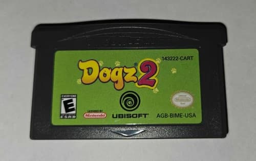 GameBoy Advance Dogz 2 Game Cartridge