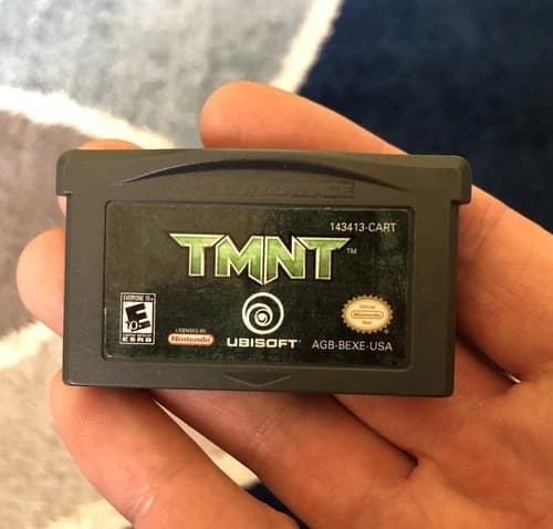 TMNT (Nintendo Game Boy Advance, 2007) GBA Ninja Turtles UBISOFT *TESTED*