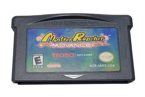 Monster Rancher Advance (GameBoy Advance, 2001) Tested Working Saves GBA