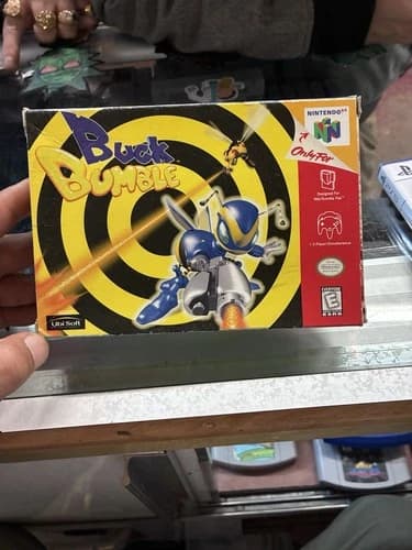 Buck Bumble Nintendo 64 N64 100% Complete in Box CIB Manual Reg Card USA Variant