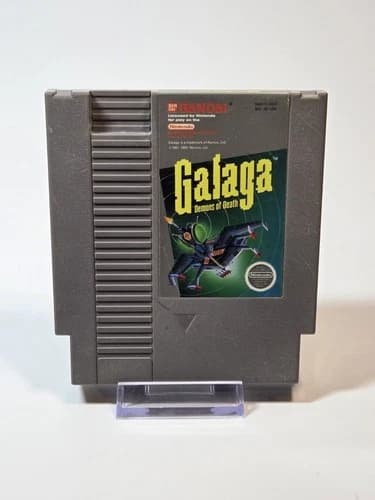 Galaga: Demons of Death (Nintendo NES, 1988) Tested and Working!