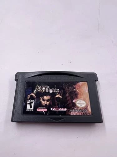Dead to Rights (Nintendo Game Boy Advance, GBA) Tested Authentic