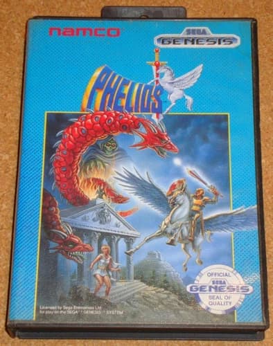 SEGA GENESIS GAME (NTSC) - Phelios - complete with box/manual