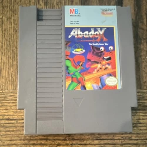 Milton Bradley Abadox: The Deadly Inner War Nintendo NES Game Cartridge