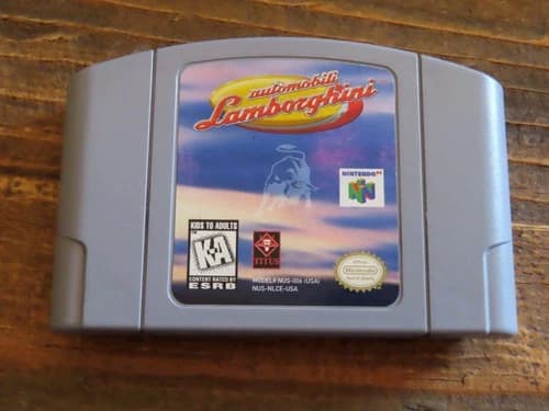 Automobili Lamborghini (Nintendo 64 N64, 1997) Authentic Cartridge Only Tested
