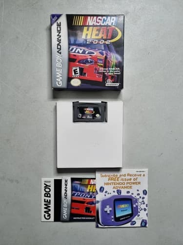 NASCAR Heat 2002 Nintendo Game Boy Advance GBA (Tested Authentic) Cib Complete