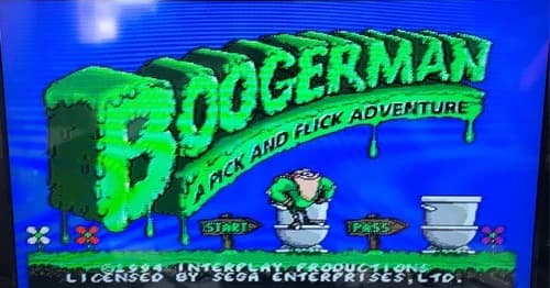 Boogerman: A Pick and Flick Adventure (Sega GENESIS) AUTHENTIC CLEANED & TESTED