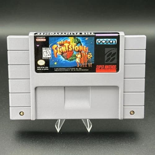 The Flintstones (SNES, Super Nintendo) Authentic - Cleaned & Tested