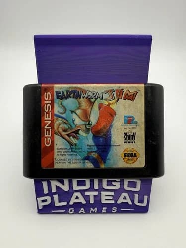 Playmates Interactive Entertainment Earthworm Jim Sega Genesis Game Cartridge
