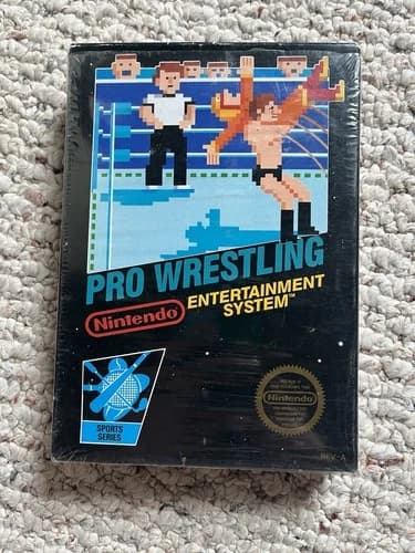 NES Pro Wrestling CIB Complete Nintendo Box Manual Insert Tested