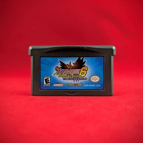 MEGAMAN BATTLE NETWORK 6 CYBEAST FALZAR GBA Authentic Gameboy Advance TESTED!