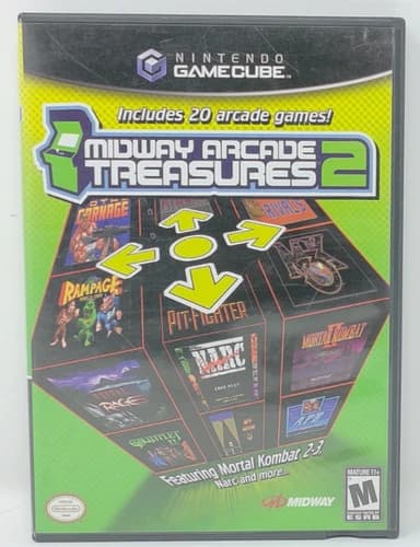 Midway Arcade Treasures 2 (Nintendo GameCube, 2004) - CIB