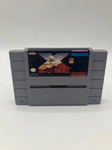 X-Zone (Super Nintendo, 1992) SNES Cart Only Authentic TESTED - GAME ONLY