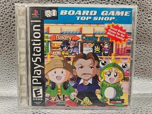 Board Game Top Shop for Playstation PS1 Complete CIB Registration Card Tested