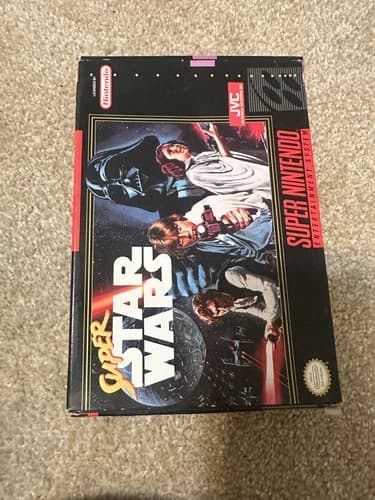 SNES SUPER STAR WARS CIB COMPLETE IN BOX