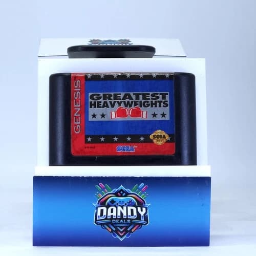 Greatest Heavyweights Authentic, Tested - Sega Genesis