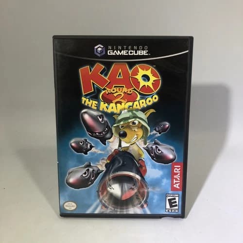 Kao the Kangaroo: Round 2 Nintendo GameCube Complete CIB Atari Clean #ML