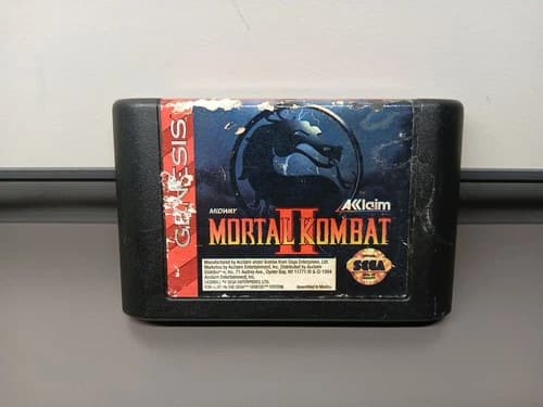 Mortal Kombat II (Sega Genesis, 1994) - Cartridge Only Tested Authentic