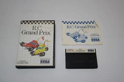 Sega Master System R.C. Grand Prix Game CIB Tested/Works .
