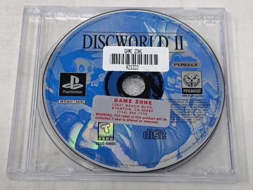 PS1 Discworld II: Mortality Bytes *Disc Only*Tested*F/S*