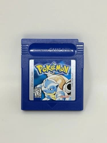 Pokémon Blue Version Game Boy Authentic Tested Working Saves Loose Cartridge