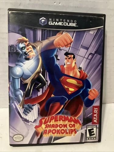 Superman: Shadow of Apokolips (Nintendo GameCube, 2003) Scratched Disc-READ Desc