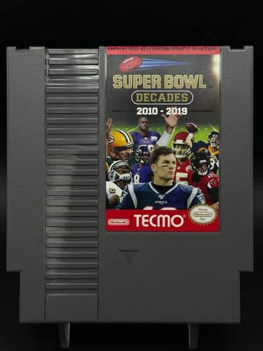 NES Tecmo Super Bowl Decades 2010-2019