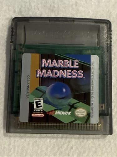 Marble Madness (Nintendo Game Boy Color, 1999) Excellent Gently Used