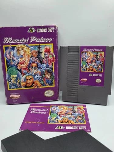 Mendel Palace (Nintendo NES, 1990) Complete CIB