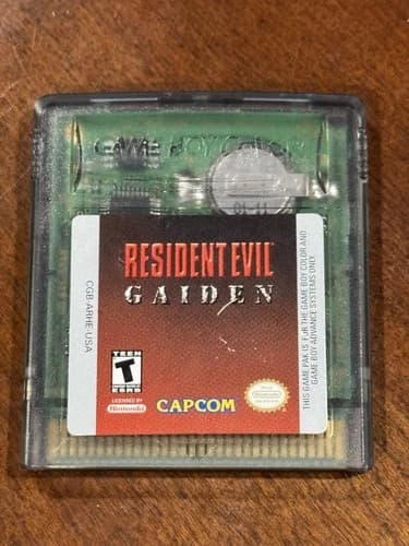 Resident Evil Gaiden Game Boy Color 2002 Authentic Cartridge