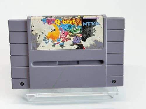 Qbert 3 (Super Nintendo SNES) Video Game Cartridge Authentic & Tested