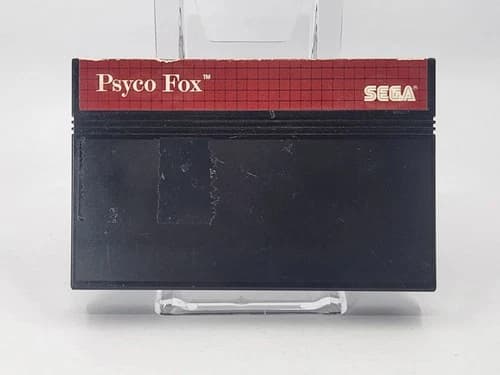 PSYCHO FOX Sega Master System *PSYCO MISPRINT* Authentic GAME CARTRIDGE ONLY