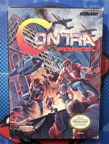 Contra Force - Nice Nintendo NES - Authentic Original - Complete w/ Manual