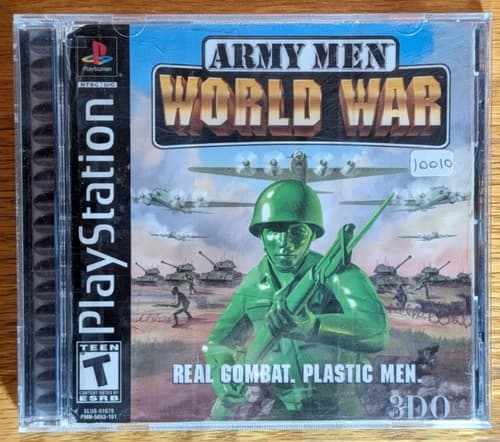 Army Men World War (Sony Playstation 1, 2000) CIB -TESTED !!
