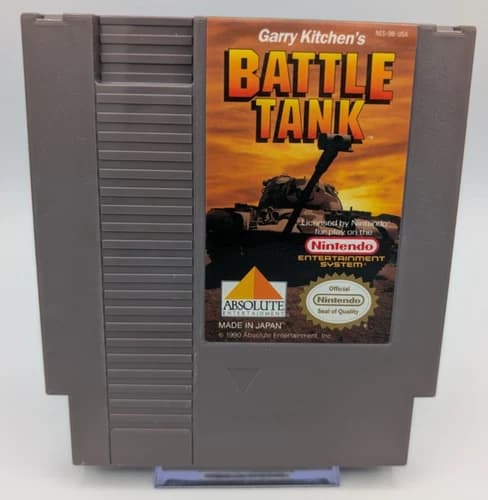 Garry Kitchen's Battletank (Nintendo NES, 1990) - Authentic - Tested